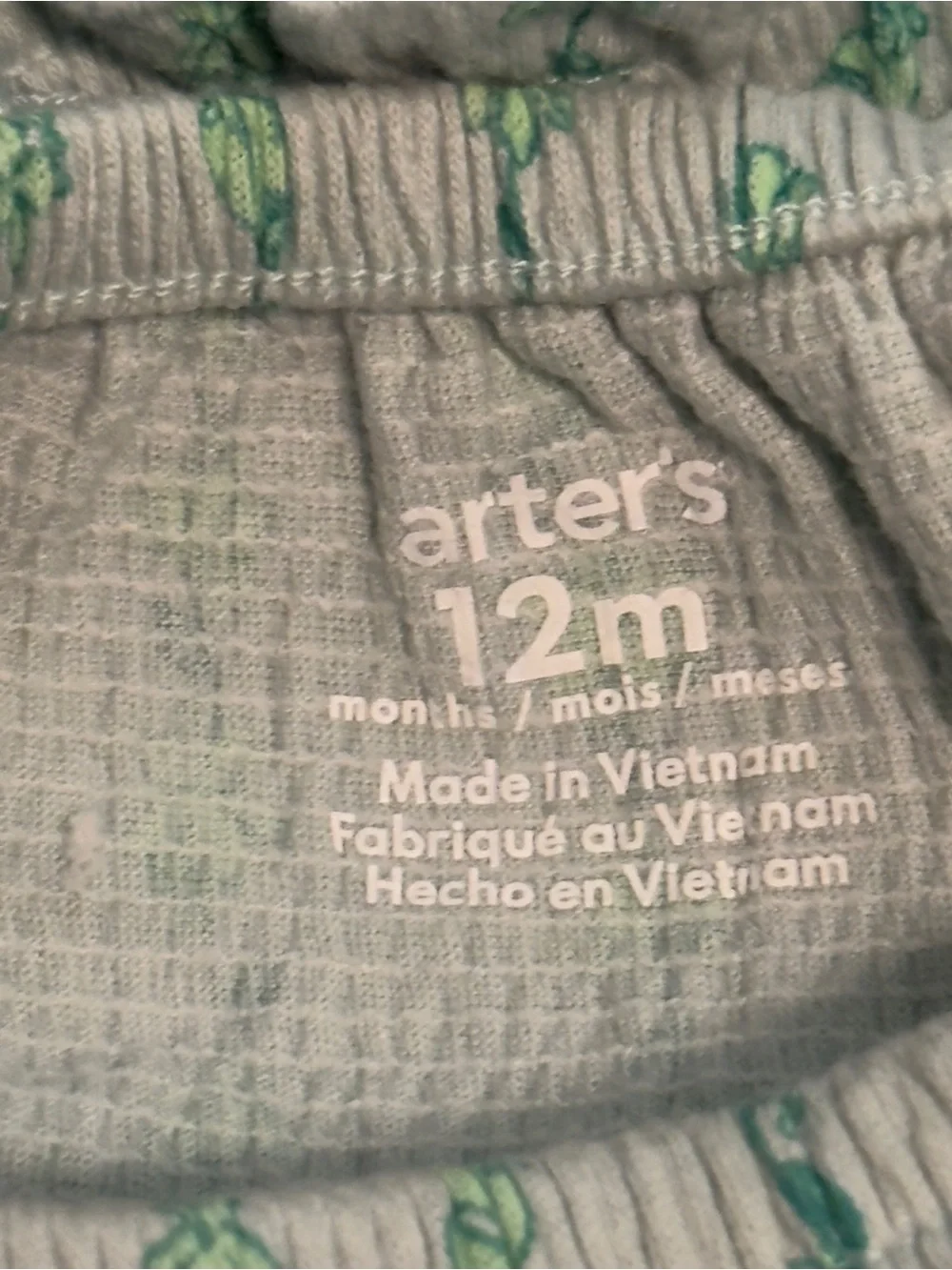 Carter's Green Printed Set